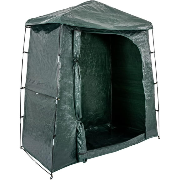 Storage Tent, Heavy Duty Space Saving All Season Reusable Bike Shed with Waterproof Cover,Bike Storage shed Waterproof Garden Backyard Storage Buildings Sheds for Long-Handle Gardening Tools
