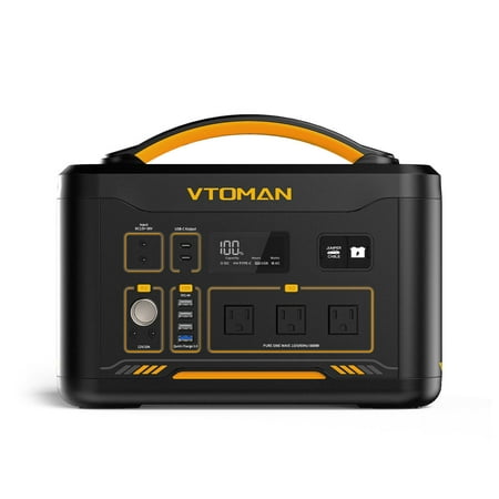 

Jump 1800 Portable Power Station 1800W/1548Wh Expandable LiFePO4 Battery Powered Generator with 3x Pure Sine Wave 1800W (Surge to 3600W) AC Outlets 3x Regulated 12V/10A DC Dual PD 100W USB-C