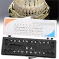 thumbnail image 4 of Dental Orthodontic Ceramic Brackets Poly Crystalline Brace Roth MBT Slot 022 3hocks, 4 of 4