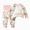 G814-Light Pink, variant on HFHAPW Two Piece Kids Pajamas Cute Graphic Print Girl Boys Pajama Set Toddler Sleepwear for Fall and Winter Seasons