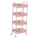 thumbnail image 4 of Carrito con ruedas organizador para comedor, hogar y cocina. Rosa, 4 of 9