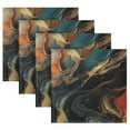 thumbnail image 5 of WOBOGO Marble Gilt Pattern Cloth Napkins 1 Piece Soft Elegant Touch Durable Absorbent Quick Drying for Elegant Dining, 5 of 8