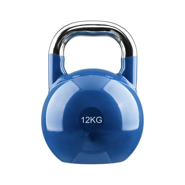 12kg 26.5lbs Color Coated Fitness Kettlebell Blue Walmart