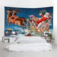 thumbnail image 3 of Tapiz de Navidad 3D Decoración para colgar el dormitorio Sala de Dormitorio 71inch Home Tabletop Centerpiece Papá Noel perfecl Tapicería de pared navideña, 3 of 6