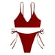 thumbnail image 4 of Traje de baño para mujer, estilo bikini de Europa y América, con efecto lavado, para mujer., 4 of 4