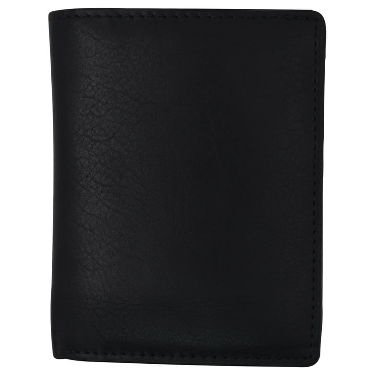 Bifold Full Grain Leather Police Shield Badge Wallet With 