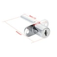 thumbnail image 5 of Uxcell Drawer Lock 5/8-inch Diameter 20mm Long Cylinder Keyed Different 2Pcs, 5 of 5