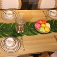 thumbnail image 5 of 2Pcs Artificial Palm Leaves Table Runners, 5 of 7