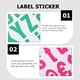 thumbnail image 3 of unbranded Sticker De Letras Adhesivas Coloridas Para Manualidades Tarjetas Sobres Y Etiquetas, 3 of 5