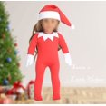 thumbnail image 4 of Sweet Dolly Ropa para muñecas navideñas de 18 pulgadas, disfraz de elfo navideño de 18 pulgadas, trajes de ayudante de Papá Noel para muñecas de 18 pulgadas (muñecas no incluidas), 4 of 5