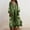 Green, variant on WJHWSX Casual Dresses for Women,Fall Dresses for Women 2025,Womens Dresses,Long Sleeve,V Neck,Soft,Printed,3XL(US:14)