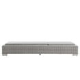 thumbnail image 6 of Lounge Chair Chaise, Rattan, Wicker, Grey Gray, Modern Contemporary Urban Design, Outdoor Patio Balcony Cafe Bistro Garden Furniture Hotel Hospitality, 6 of 9