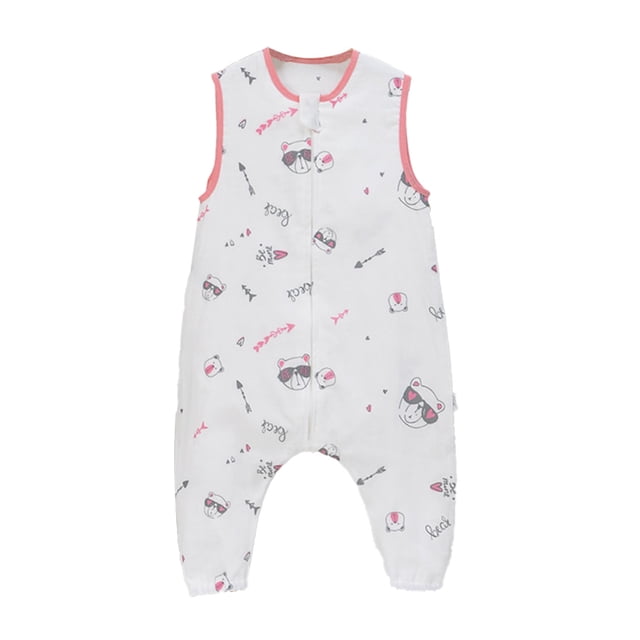 Sleeveless sleeping bag for baby, thin sleeping bag for children in summer