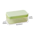 thumbnail image 3 of Molde de caja de hielo para refrigerador de grado alimenticio | Liberación fácil | Tapa a prueba de olores y fugas | Combo de silicona dura y blanda | 1 paquete | Fácil de limpiar | Uso de la cocina, 3 of 8