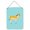 Blue, variant on Turkmenian Kulan Donkey Pink Check Wall or Door Hanging Prints - Pink - 12 x 16 in.