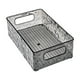 thumbnail image 2 of Cajas de Almacenamiento con Tapa, Caja de Almacenamiento para Baño, Organizador de Cosméticos con Asa y Diseño de Glaciar, Cesta de Plástico para Escritorio, Base Antideslizante, Organizador Multiuso, 2 of 6