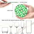 thumbnail image 4 of Posavasos de cuero de 6 piezas, posavasos irlandeses con diseño de trébol verde y feliz día de San Patricio para bebidas, posavasos para tazas, regalo de inauguración de la casa, ideal para la, 4 of 7