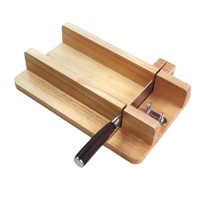 de jabón de madera, herramienta para cortar jabón con escala, cuchillo para cortar jabón duro y blando, jabón, bricolaje, hecho a mano para p