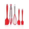 thumbnail image 1 of Batidor De Cocina De 5 Piezas Utensilios De Cocina Cepillo Antiadherente Utensilios De Cocina Juego De Herramientas De Espátula De Silicona Yuarrent HA025207-04, 1 of 6