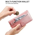 thumbnail image 2 of Case for Samsung Galaxy Note 10 Lite Zipper Pocket Wallet Leather Case Magnetic Closure Flip Cover - Pink, 2 of 5