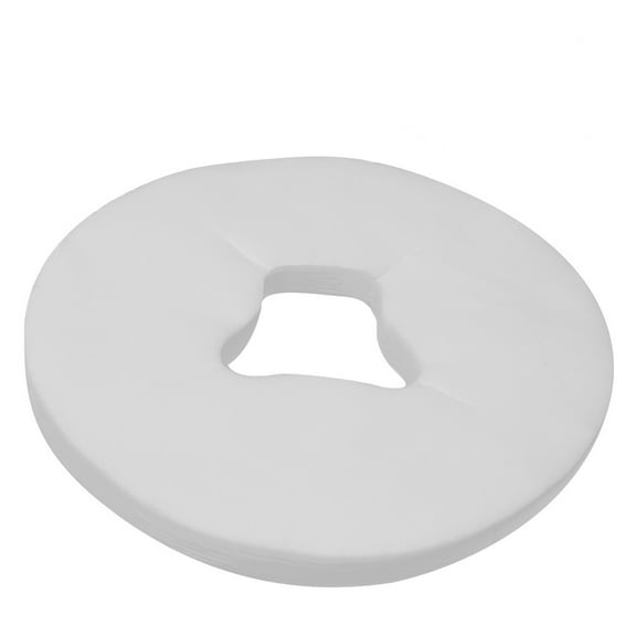 BESTOYARD 100PCS White Disposable Face Pillow Covers Made from Thick NonWoven Fabric for Daily Use