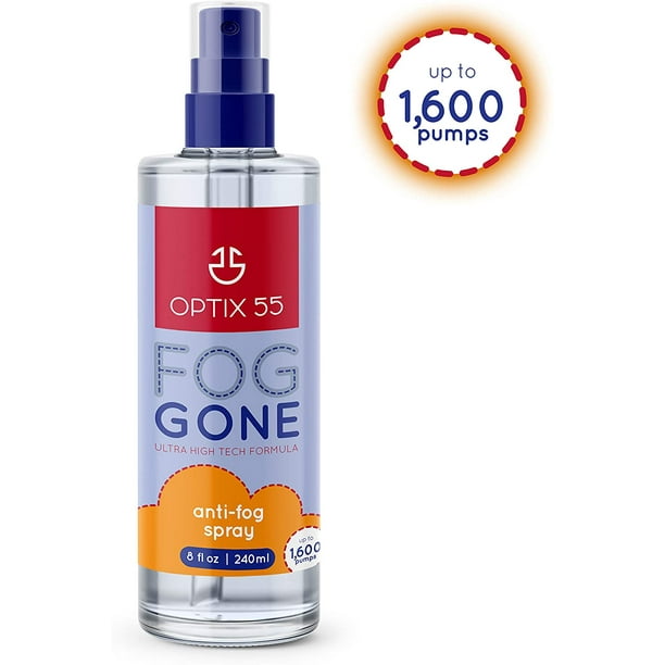 Optix 55 AntiFog Spray for Non Anti Reflective Lenses Prevents