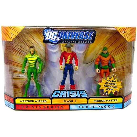 Weather Wizard, Flash I & Mirror Master Action Figures Infinite Heroes
