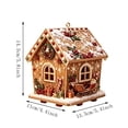 thumbnail image 7 of YingYouFu Christmas Wooden House Diamond Art Ornaments, Cute 3D Pearl Painting Crafts for Adults, Home Indoor Christmas Decorations for Wall Party Holiday, 7 of 7