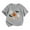 Grey, variant on Halloween Pumpkin Boys Tops Short Sleeve Casual Tee Comfortable Base Layer Shirt For Kids And Toddlers