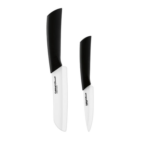 Cuisinart Element 2-Piece Open Stock Ceramic Knife Set, 5-Inch Santoku and 3.5-Inch