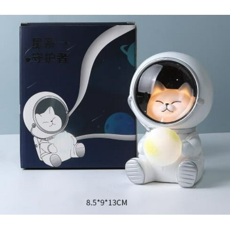 

Toyella Starry sky animal atmosphere night light Kitten USB
