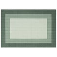 thumbnail image 1 of Area Rug – 8x10 Washable Modern Abstract – Non-Slip, Non-Shedding – Low-Pile Minimalist Bordered – Foldable Soft – Living Room, Bedroom & Dining Room – Indoor, Green, 1 of 7