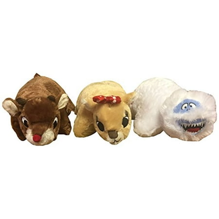 Rudolph The Red Nosed Reindeer Plush Pillow Pet Gift Set Of 3