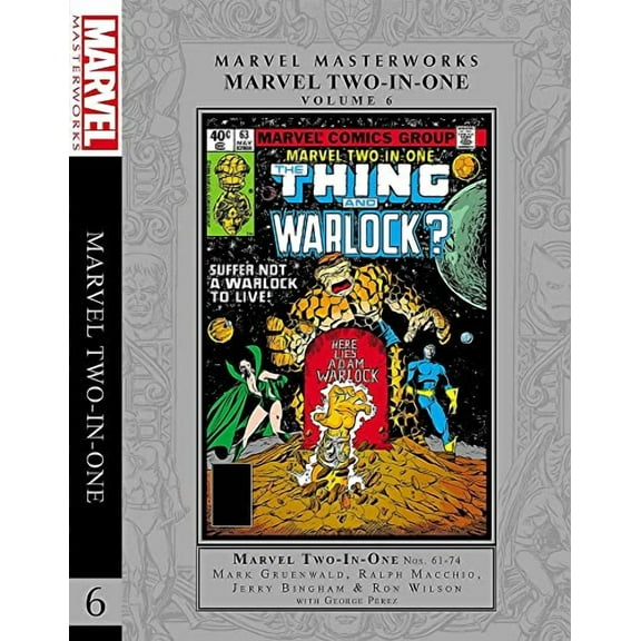 MARVEL MASTERWORKS: MARVEL TWO-IN-ONE VOL. 6 (Hardcover)