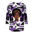 thumbnail image 3 of Pounoo Freedom Graphic Shirts for Women Summer Vintage 3/4 Sleeve Crew Neck Tops Casual Pride Celebrating Holiday Month Shirt Gift, 3 of 9