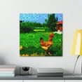 thumbnail image 4 of Chicken in the Fields - Canvas, 4 of 8