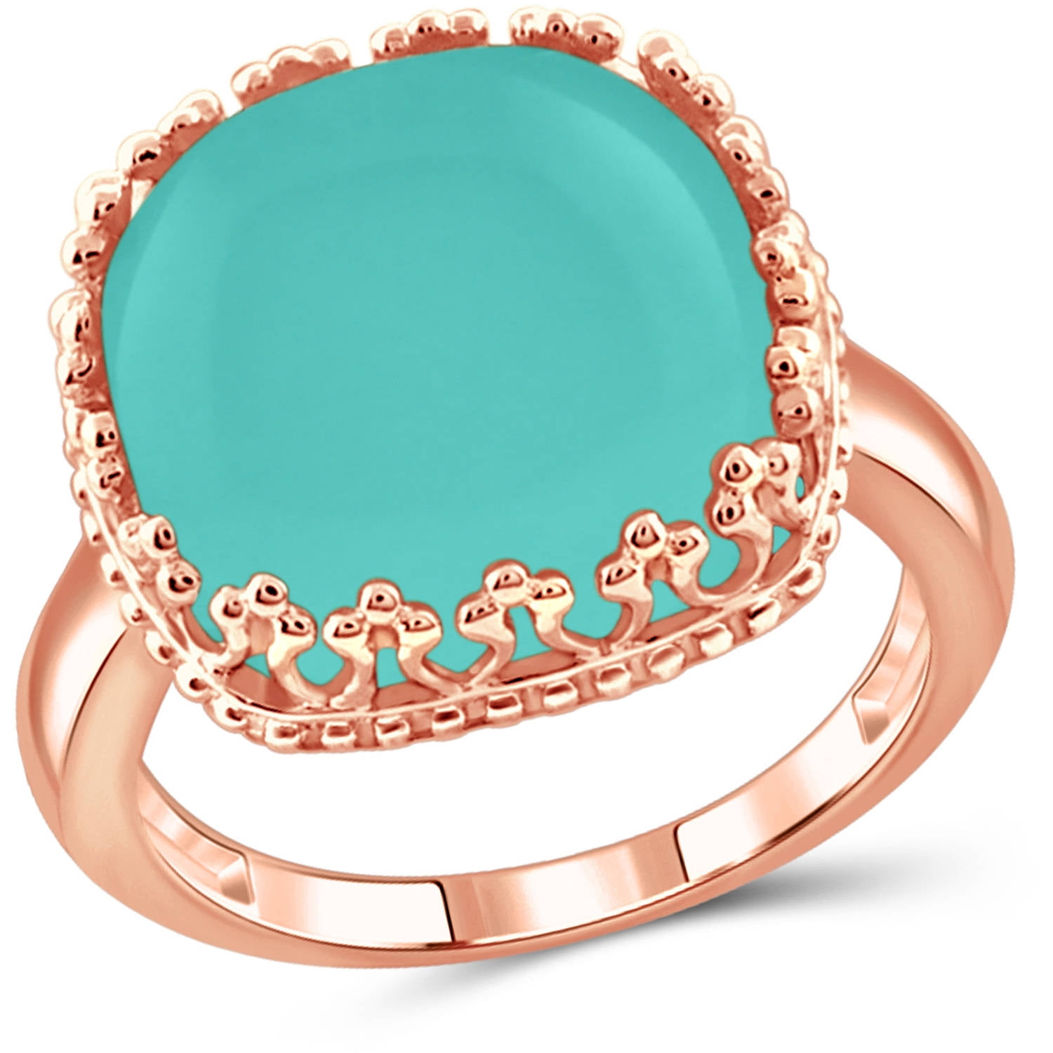 JewelersClub 10-3 4 Carat T.G.W. Chalcedony Rose Gold over Silver Fashion Ring by JewelersClub