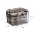 thumbnail image 2 of xiaxaixu Denture Case, Retainer Case, Denture Bath Box Cup with Strainer Basket, Cute Denture Holder Storage Soak Container, 2 of 3