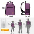 thumbnail image 5 of TARION Camera Bag Professional Camera Backpack Case with Laptop Compartment Waterproof Rain Cover for DSLR SLR Mirrorless Camera Lens Tripod Photography Backpack for Women Men Photographer Purple TB-S, 5 of 7