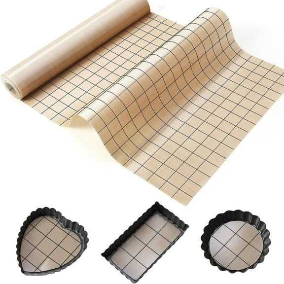 EuChoiz Brand Silicone Baking Mat Roll 16IN*5FT Free Cutting, Non-Slip Pastry Mat, Non-Stick Reusable