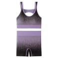 thumbnail image 3 of QATAINLAV Womens Crop Top Sport Bras and Tight Biker Shorts 2 Piece Outfits Gym Jogger Running Workout Sets Purple, 3 of 3