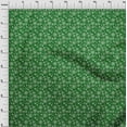 thumbnail image 3 of oneOone Rayon Green Fabric Merry Christmas Sewing Craft Projects Fabric Prints By Yard 56 Inch Wide-E98, 3 of 5