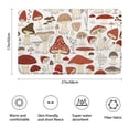 thumbnail image 3 of Red Mushroom Plant White Pattern Bathroom Rugs Mat,Non Slip Microfiber Bathroom Rug,Rubber Backing,Soft Bathroom Mats for Bathroom Floor,Tub and Shower,17x27in(43x68cm), 3 of 5