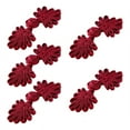 thumbnail image 1 of HAOAN 5 Pairs/Pack Cheongsam Closure Sewing Fasteners Chinese Knots Frog Buttons, 1 of 21