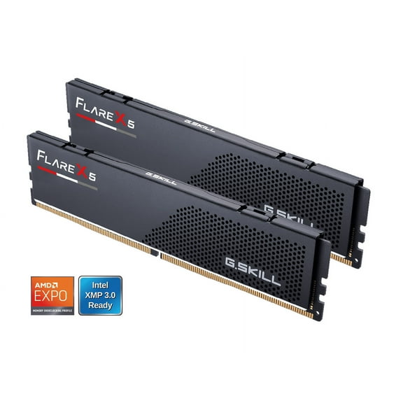 G.SKILL Flare X5 64GB (2 x 32GB) 288-Pin PC RAM DDR5 6000 (PC5 48000) Desktop Memory Model F5-6000J3636F32GX2-FX5