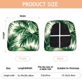 thumbnail image 3 of Tropical Palm Leaves in Hawaii Seat Covers for Dining Room Chairs Set Of 4,Stretch Printed Washable Chair Seat Cover with Elastic Ties and Button,Removable Waterproof Couch Cushion Covers, 3 of 6