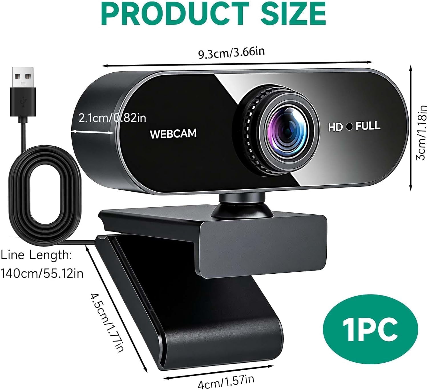USB computer webcam 1080P 2K network monitoring 720P online class live streaming PC online broadcasting webcam auto focus,Manual focusing-4K
