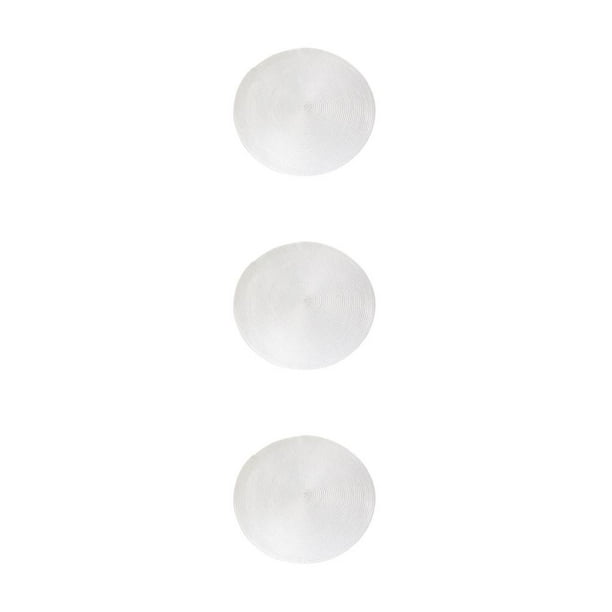 Advancent Mantel individual moderno, sencillo, resistente y duradero para cualquier , ligero, blanco Type1 NO1
