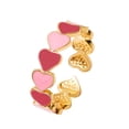 thumbnail image 2 of Y Anillo Ajustable Abertura De Moda En Forma De Corazón Para Mujeres Anillo Redondo Joyería Para Niñas Anillos, 2 of 3