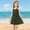 Army Green, variant on Girl's Beach Swim Cover Up Summer Sleeveless Tank Dresses Cute Solid Color Camisole Swing Dress 4-15 Years